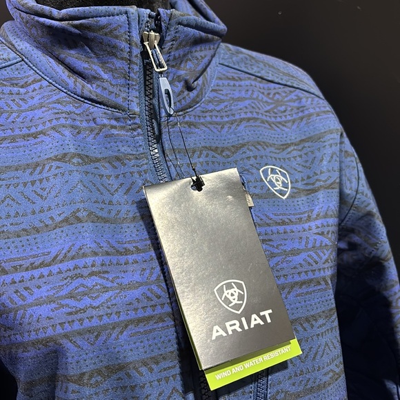 ARIAT Wind & Water Resistant,soft shell tech, winter jacket,zip up,pockets,logo - Picture 3 of 15